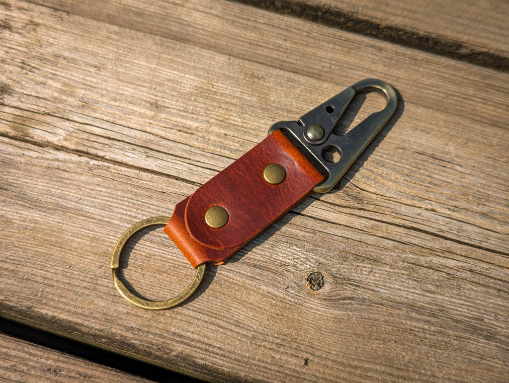 Tactical Key Ring - Badalassi Wax Olmo