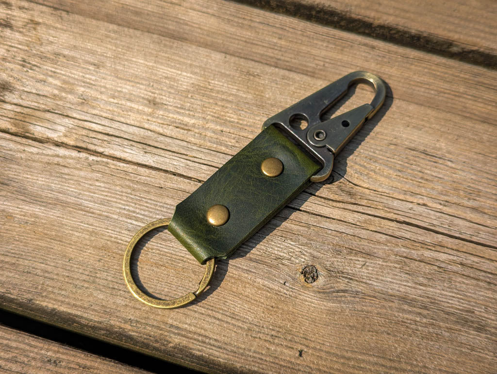Tactical Key Ring - Badalassi Wax Oliva