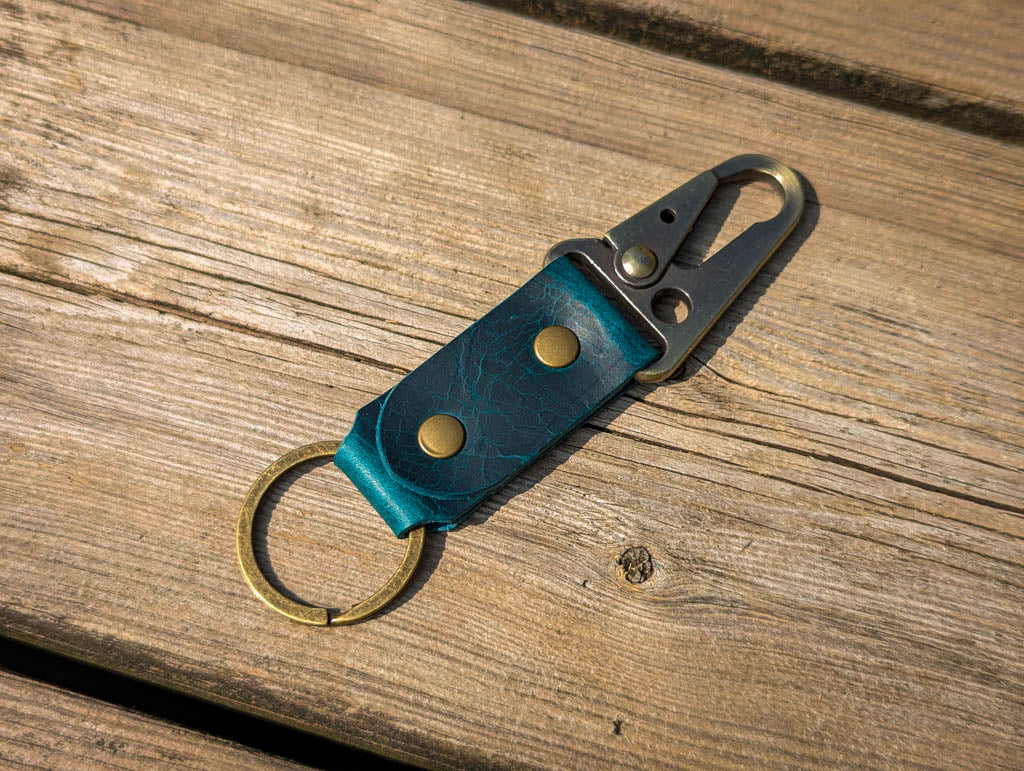 Tactical Key Ring - Badalassi Wax Ortensia