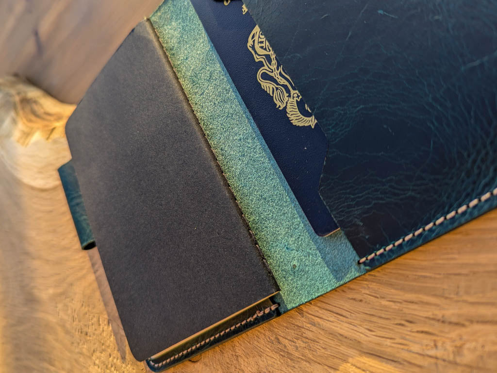 Voyager Notebook/Passport Holder - Ortensia