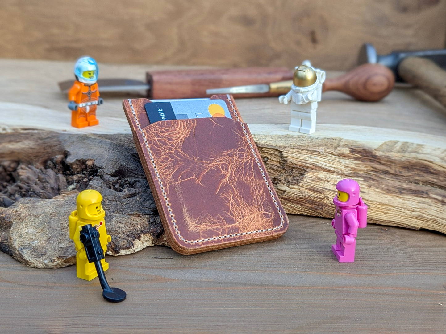 Apollo Card Holder - Bone