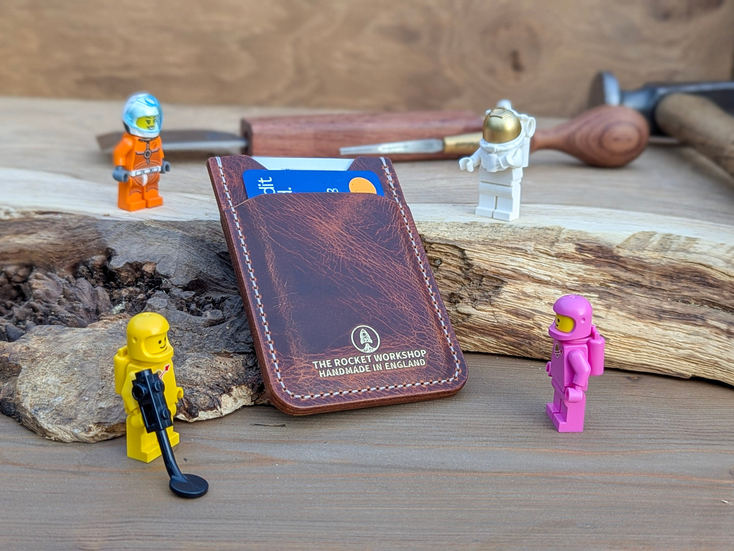 Apollo Card Holder - Cognac