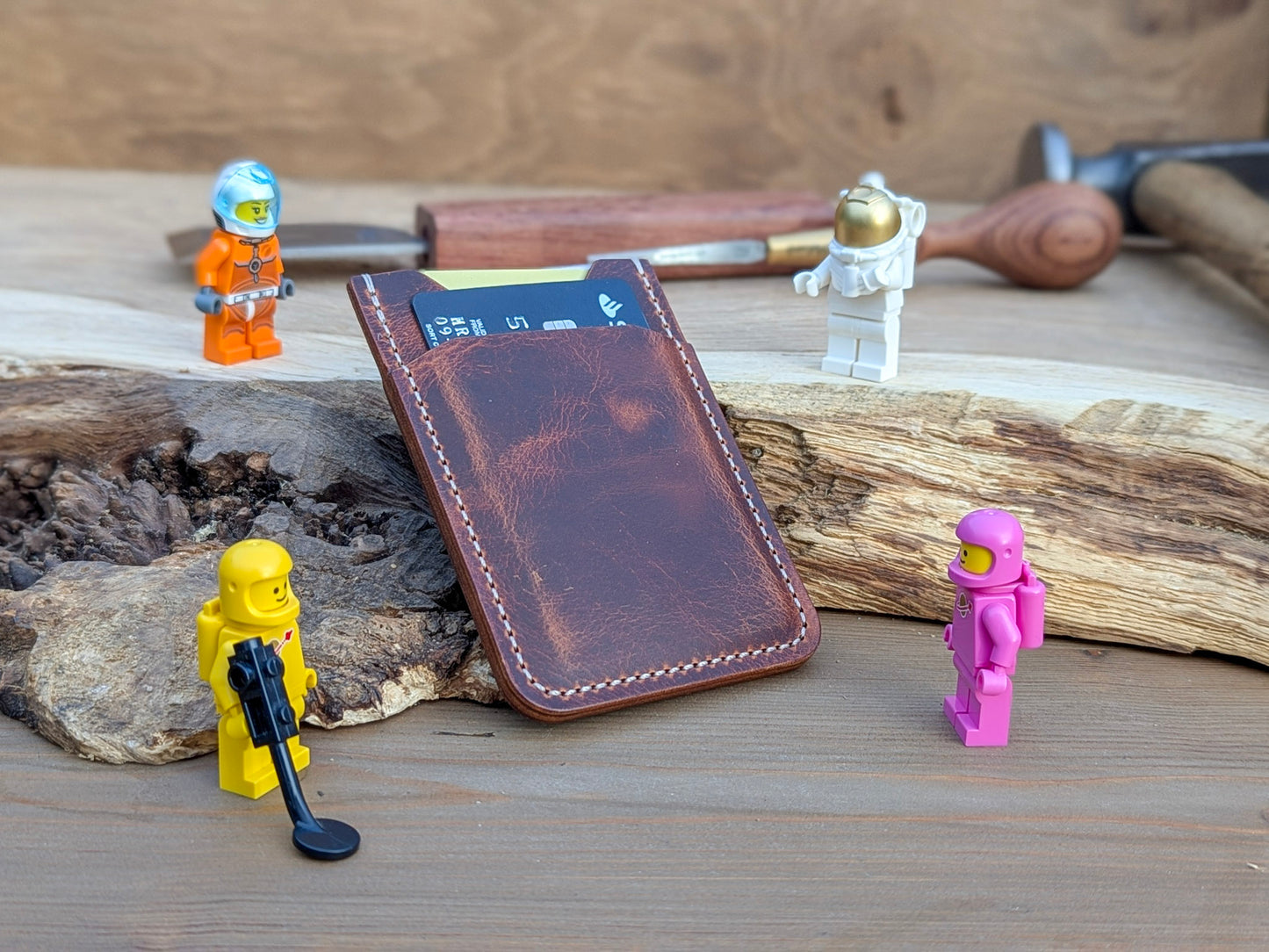 Apollo Card Holder - Cognac