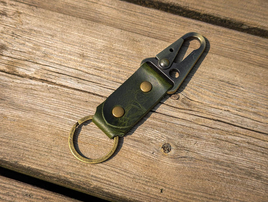 Tactical Key Ring - Badalassi Wax Oliva