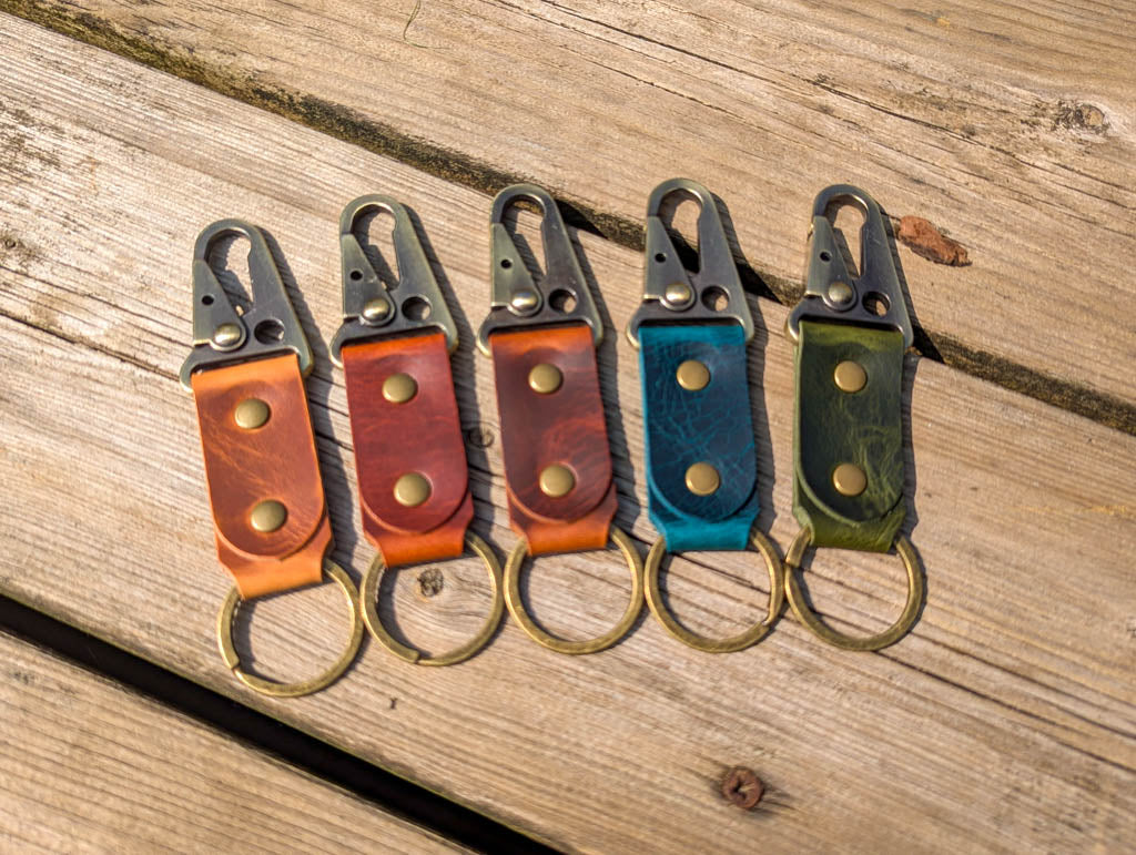 Tactical Key Ring - Badalassi Wax Ortensia
